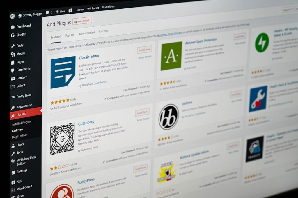 site WordPress profissional